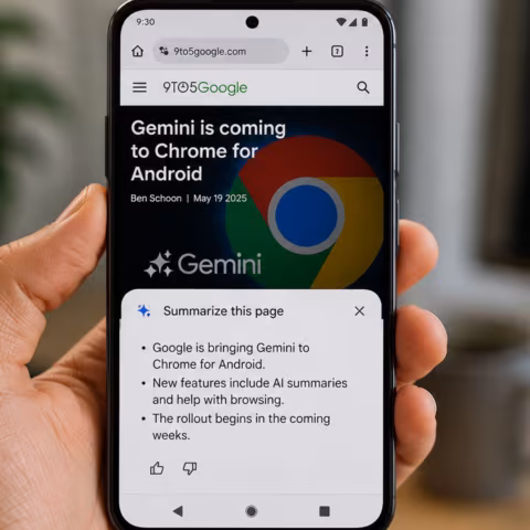 Chrome per Android integra Gemini: come funzionano i riassunti AI delle pagine web