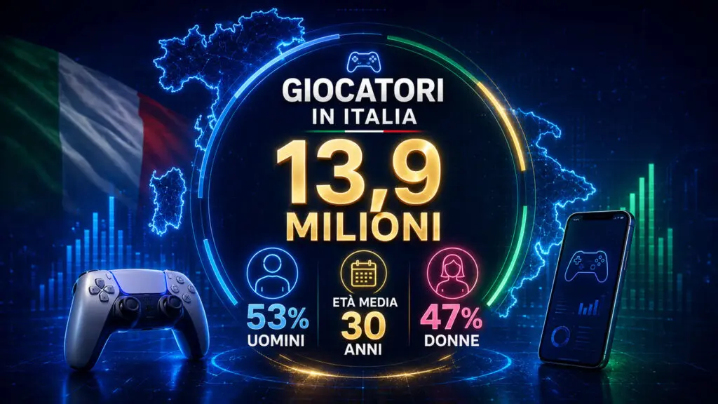 Chi sono i giocatori italiani: un identikit tra età e genere