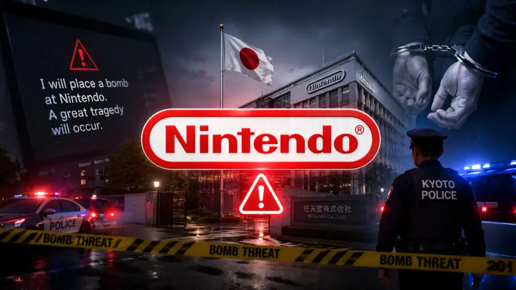 Minaccia bomba alla sede centrale di Nintendo: arrestato un 25enne