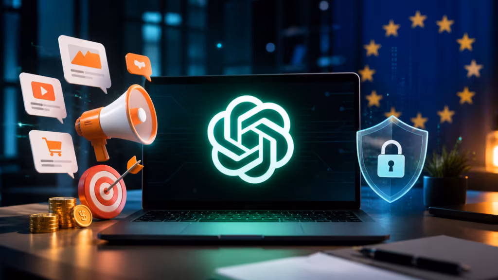 Pubblicità su ChatGPT: OpenAI prepara un tracciamento a prova di GDPR