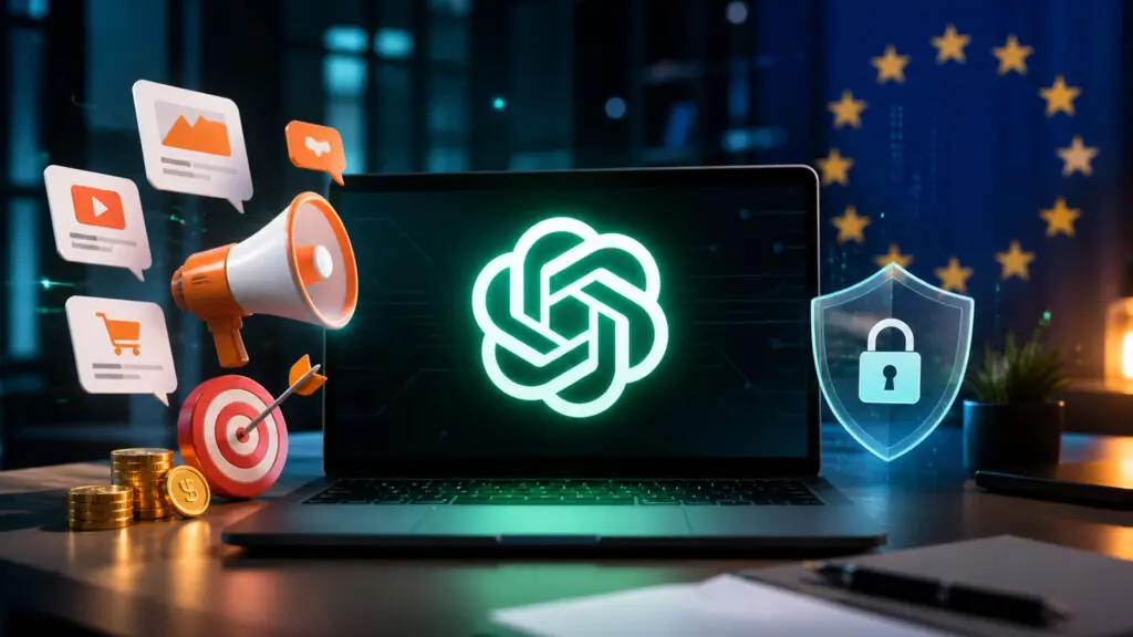 Pubblicità su ChatGPT: OpenAI prepara un tracciamento a prova di GDPR