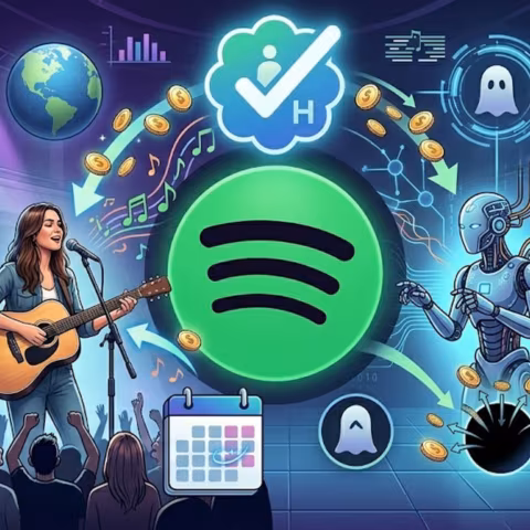 Spotify introduce il badge verificato per distinguere gli artisti umani dall'IA
