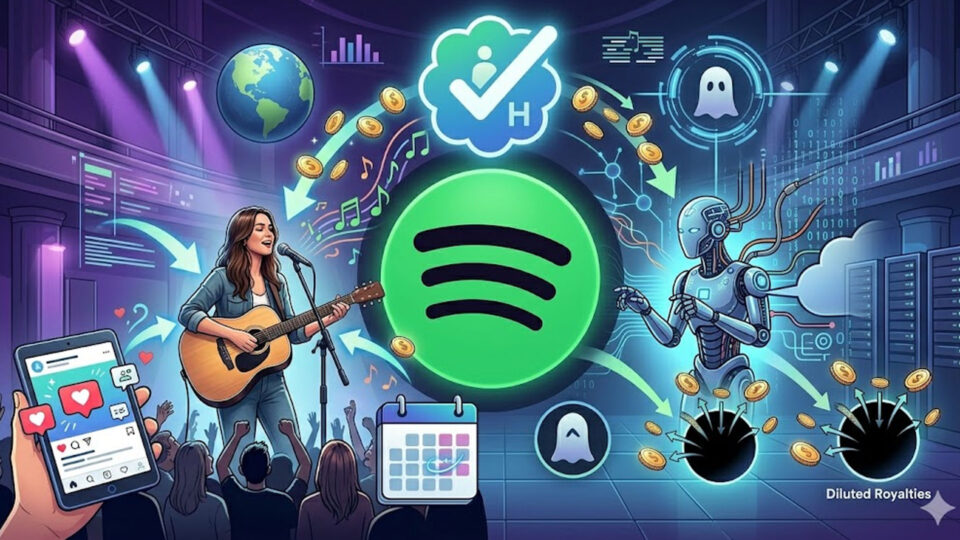 Spotify introduce il badge verificato per distinguere gli artisti umani dall'IA