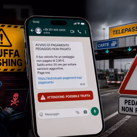 Truffa del pedaggio non pagato su WhatsApp: come riconoscerla e difendersi