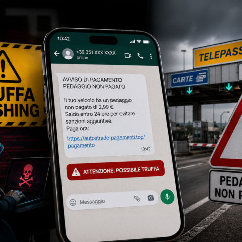 Truffa del pedaggio non pagato su WhatsApp: come riconoscerla e difendersi