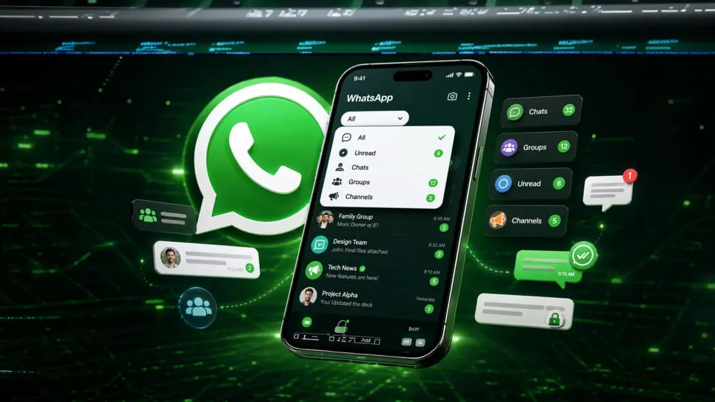 WhatsApp: arriva il nuovo menu per le chat: come cambia l’organizzazione di conversazioni e canali
