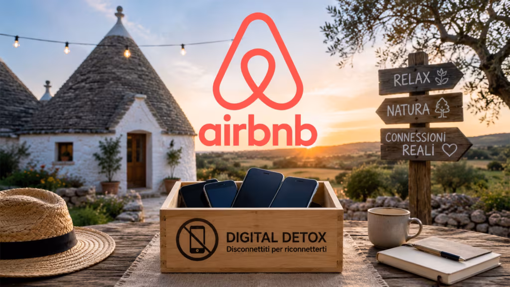 Airbnb lancia le vacanze senza smartphone: in Salento la prima oasi per disconnettersi