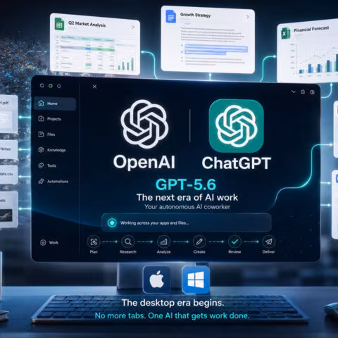 OpenAI lancia GPT-5.6 e ChatGPT Work: l'AI diventa un collega autonomo, anche su Mac