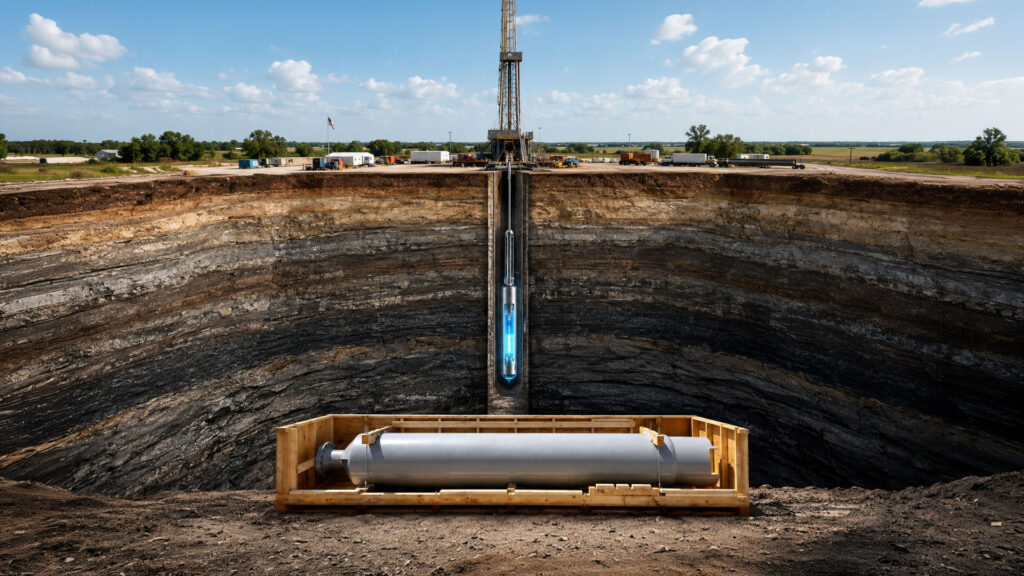 Il reattore nucleare sotterraneo di Deep Fission è più vicino: arrivato il prototipo in Kansas
